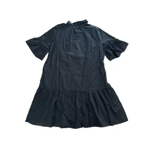 Universal Threads NWT Elbow Sleeve Poplin Mini Shirtdress Womens‎ Large Black thumbnail 7