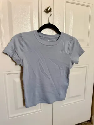 Hollister Baby Tee Blue thumbnail 5