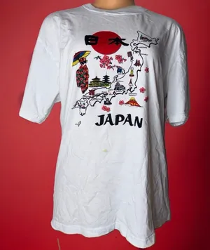 Japanese graphic print t shirt thumbnail 1