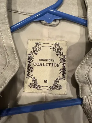 Leather Jacket Tan Size M thumbnail 2