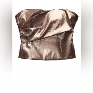 Zara‎ metallic top thumbnail 3