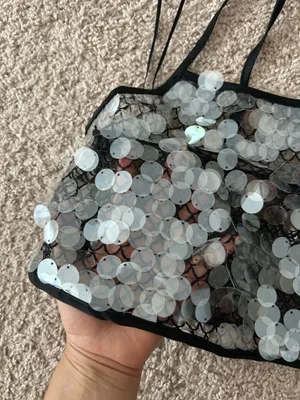Zara sequin crop top. S-M thumbnail 7