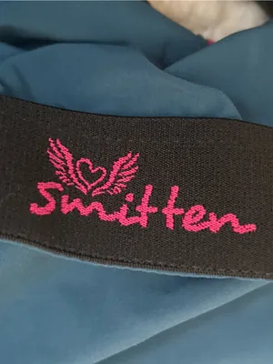 Smitten scrubs dark teal blue scrub pants with side pockets woman’s Medium thumbnail 5