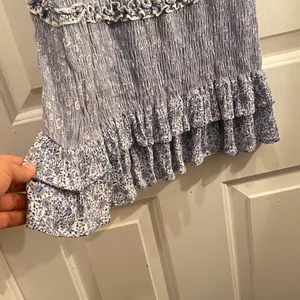 Sim & Sam Blue Ruffled Mini Dress thumbnail 3