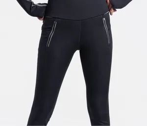 Women's Lolë Black Trek Fleece Lined Chino Pants Size L thumbnail 1