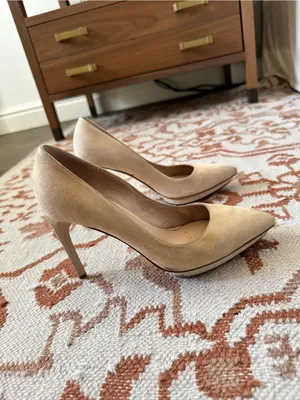DVF Diane von Furstenberg Nude Pointed-Toe Stiletto Pumps 6.5 thumbnail 2