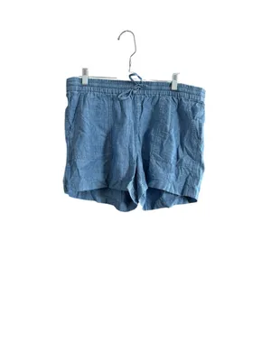 Women's J.Crew Blue Denim Pull-On Shorts Size M thumbnail 2