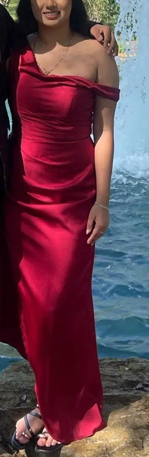 Red corset Dress Size 4 thumbnail 4