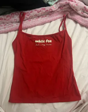 White Fox Boutique Red Tank Top thumbnail 1