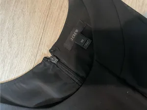 J. Crew Black Sleeveless Midi Sheath Dress thumbnail 2