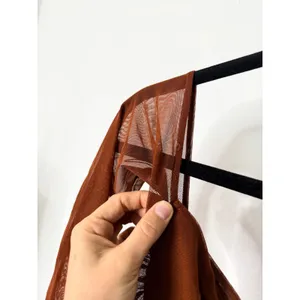 Significant Other Brianna Maxi Dress Clove Rust Off Shoulder Mesh SD250734D thumbnail 11