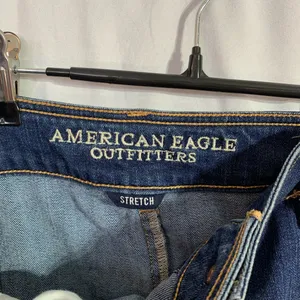 American Eagle denim, button down, mini skirt size 6 thumbnail 6