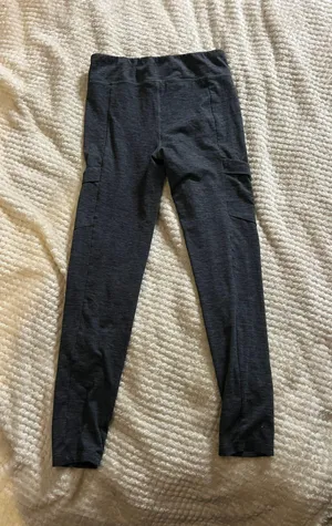 Under Armour Grey Cellphone Pockets Grey Leggings thumbnail 2