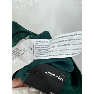 YPB neoKNIT Wide Leg Track Pants Green White Stripe‎ Small Short NWT thumbnail 6