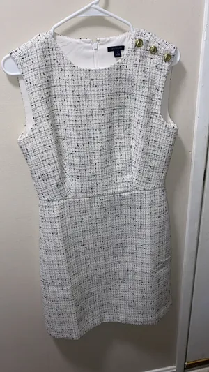 Ann Taylor Tweed Sheath Dress size 4 WORN ONCE thumbnail 2