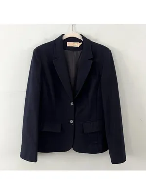 Vintage‎ Pendleton Navy Blue Virgin Wool Double Button Blazer Womens Jacket thumbnail 2