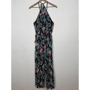Free People Fresh Fields Floral Pleated Jumpsuit Size Large NWOT thumbnail 3