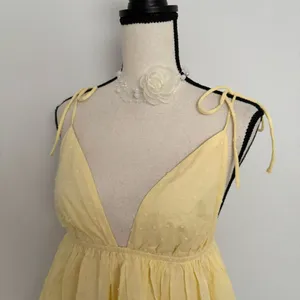 Princess Polly butter yellow babydoll tank top🌼💛✨ thumbnail 10
