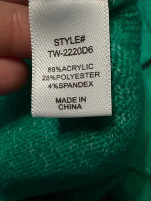 Women's Emerald Green Crewneck Sweater Size M thumbnail 7