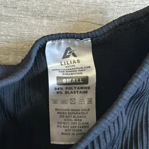 Lilias active long sleeve top Black thumbnail 4