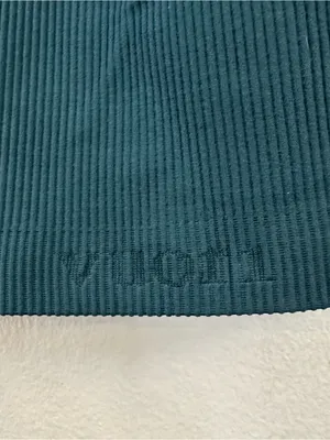 Vuori Simplicity Halter Ribbed Top in Beryl Size XS thumbnail 6