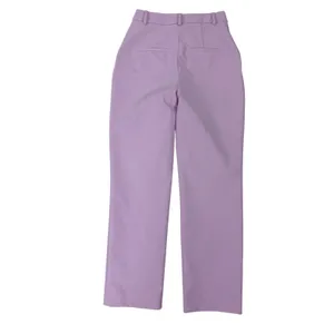 Express High Rise Straight Leg Dress Pants with Belt Pink Lilac NWOT thumbnail 2