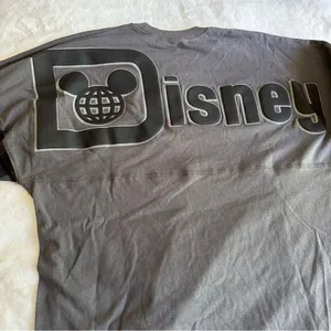 Disney Spirit Jersey Gray Plaid Retired Women's Size Medium thumbnail 3