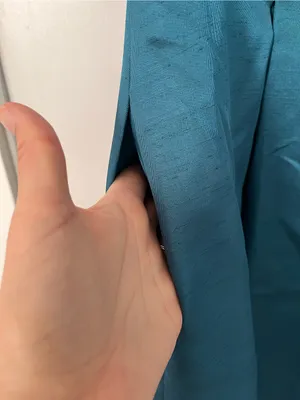 Alex Marie Teal Satin Sleeveless Rosette Neck Cocktail Dress party wedding guest thumbnail 6
