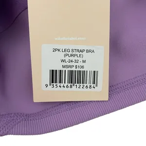 Matching Set Active leggings and tank-Lavender thumbnail 7