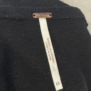 Free People Ginger Dress Size XS Black Cozy Knit Tie Waist‎ V Neck Mini Bodycon thumbnail 5