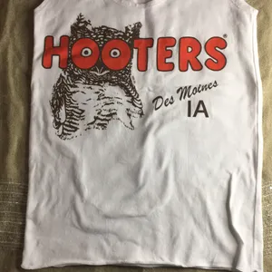 Hooters Girl Worn Uniform Tank from Des Moines IA Stretchy Size XSmall thumbnail 3