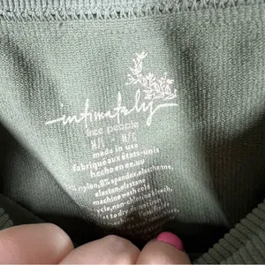 Free People‎ Intimately Green High Rise Seamless Bike Shorts thumbnail 3