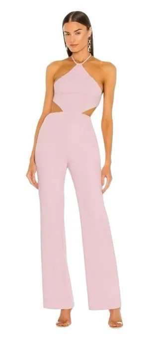 $188 Revolve NBD Ronan Jumpsuit in Rose Pink XS thumbnail 1