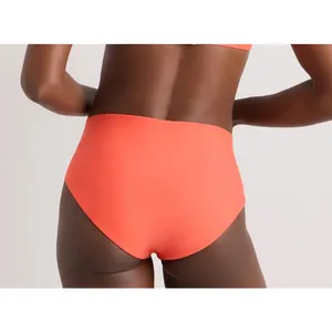 NWT Quince Sunset Orange Italian High-Rise Bikini Bottom Size Small thumbnail 2