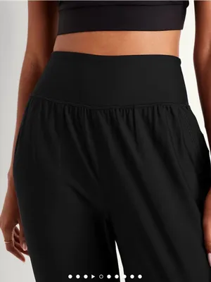 Old Navy High Rise PowerSoft Full-Length Front Pocket Active Jogger Go-Dry M thumbnail 4
