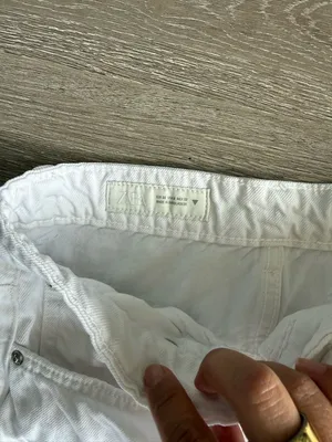Zara White Wide-Leg / Barrel Women’s Jeans thumbnail 3