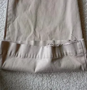 Express beige wide leg trousers size 8 neutral pants thumbnail 2