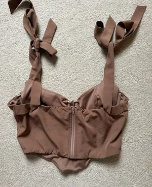 Brown Corset Top Size XS thumbnail 4