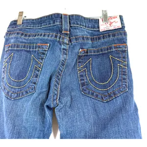True Religion Women's Bobby Long Flare Jeans Size 31 x 34 thumbnail 3