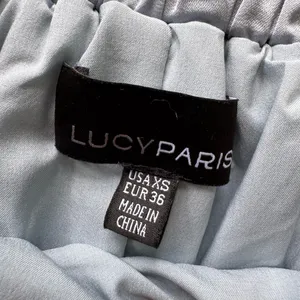 Lucy Paris Rose Metallic Pleated Midi Skirt thumbnail 5