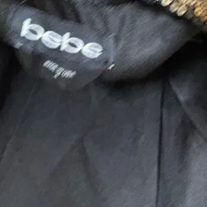 Bebe Black Jumpsuit With Gold Sequins Size 4 thumbnail 8