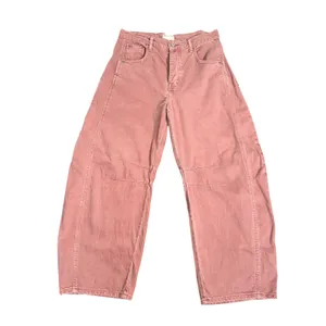 We The Free Barrel Jeans Women 27 Pink Excellent Curved Leg Cotton OB1203875 thumbnail 2