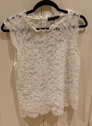 Generation Love Ivory Floral Lace Camisole thumbnail 1