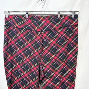 Cacique Sleep‎ Plus Size 26/28 Pajama Set Red Waffle Henley Plaid Leggings 1324 thumbnail 6