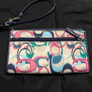 Coach Vibrant Patterned Wristlet thumbnail 2