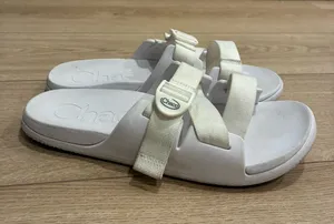 Chacos Women’s Chillos Slide White Lightweight Sport Performance Size 11 thumbnail 1