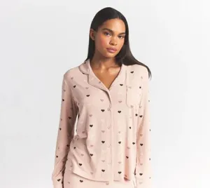SKIMS Three Piece Soft Lounge Pajama Set M thumbnail 3