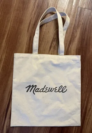 MADEWELL The Reusable Canvas Tote Bag: Good Days 100% Cotton thumbnail 1
