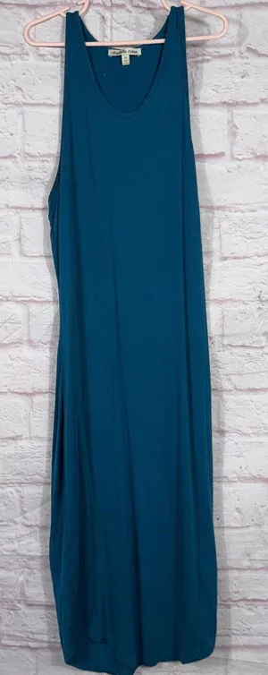 Charlotte Russe Sleeveless Maxi Dress - Teal, XS thumbnail 1