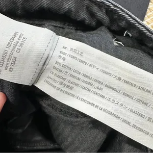 Abercrombie & Fitch Curve Love The Mom High Rise Skinny Jean Black Destroy 26 2R thumbnail 12